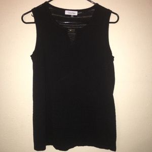 Calvin Klein women's casual sleeveless blouse